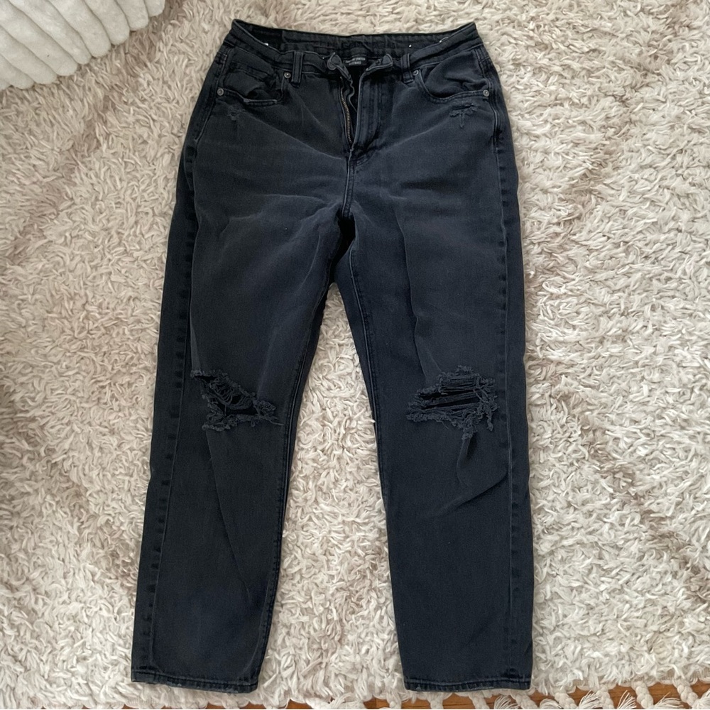 American Eagle Outfitters Black Straight Leg Jeans